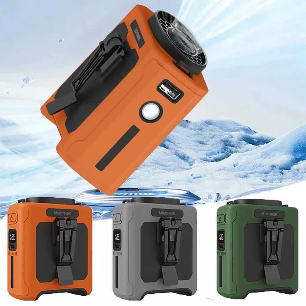 Hands-Free Cooling Power Bank Fan