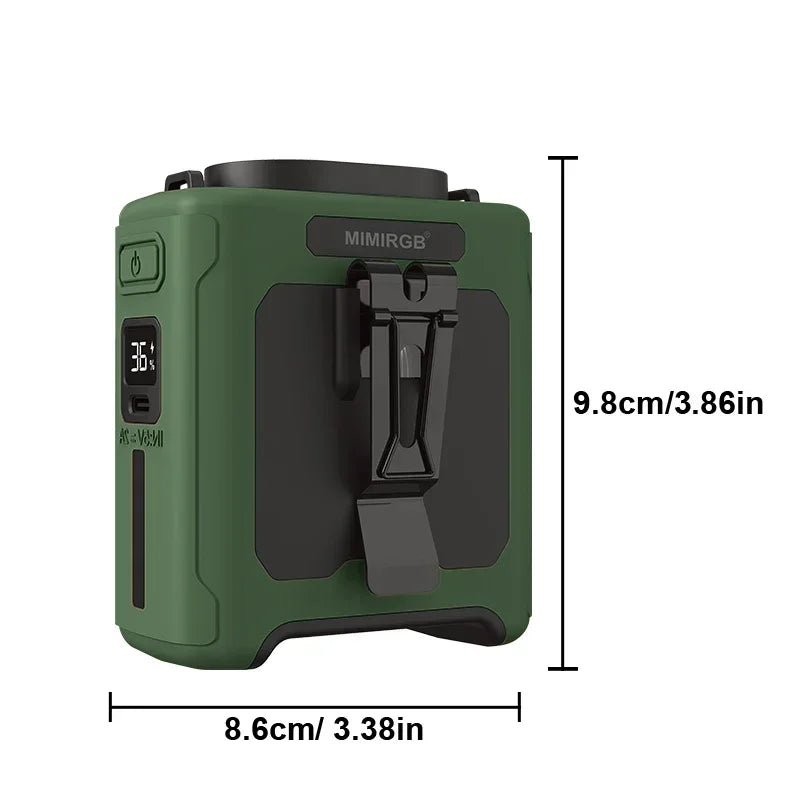 Hands-Free Cooling Power Bank Fan